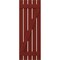 Ekena Millwork Americraft 5-Board (2 Batten) Wood Spaced Board-n-Batten Shutters w/ Z-Bar, ARW102SB519X77MRH, PR ARW102SB519X77MRH - alternate 5